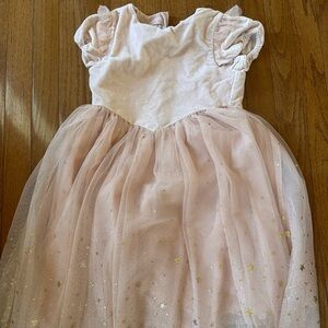 Mini Boden Pink Tulle Star-Trim Dress 6/7